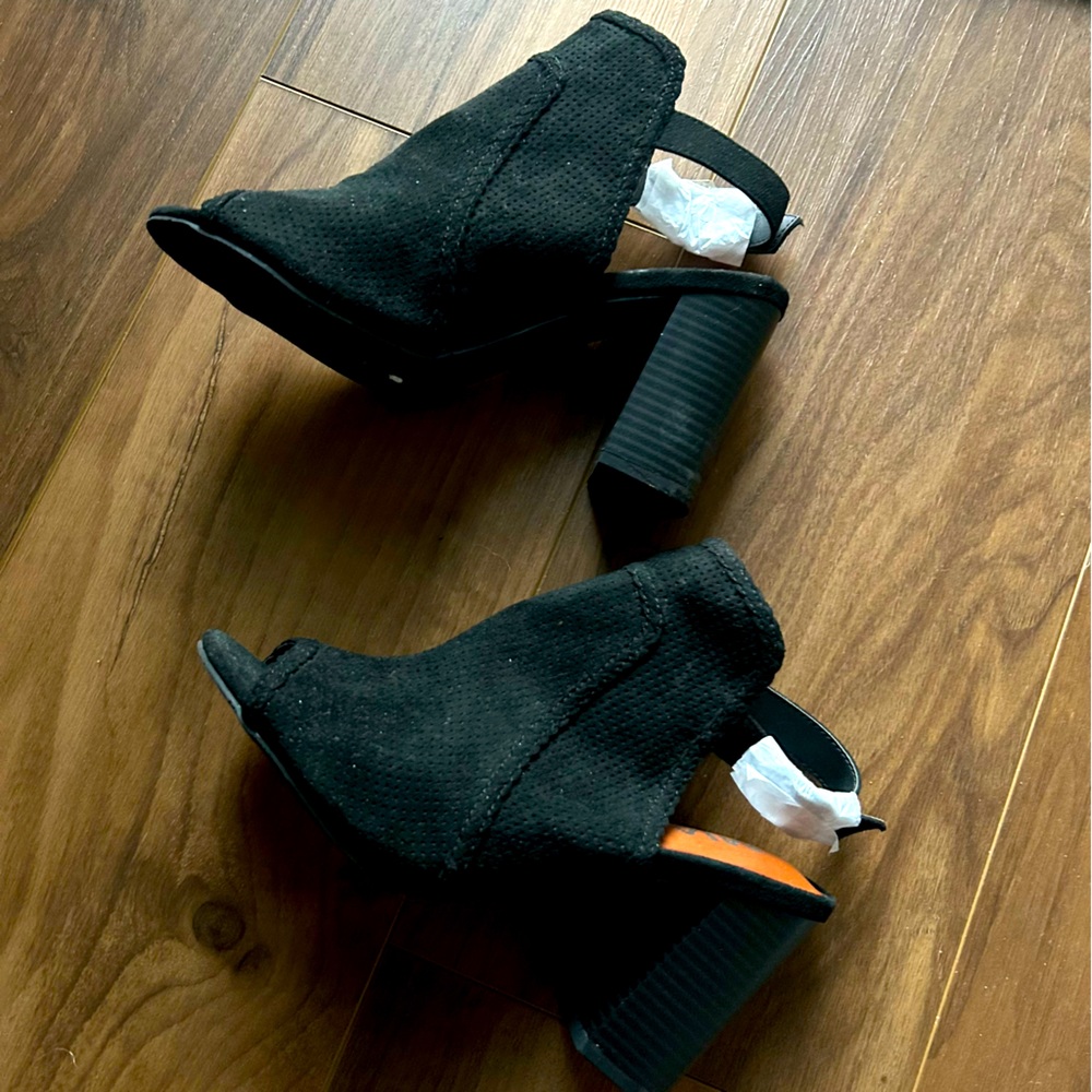 Brand New Open-Toe Booties